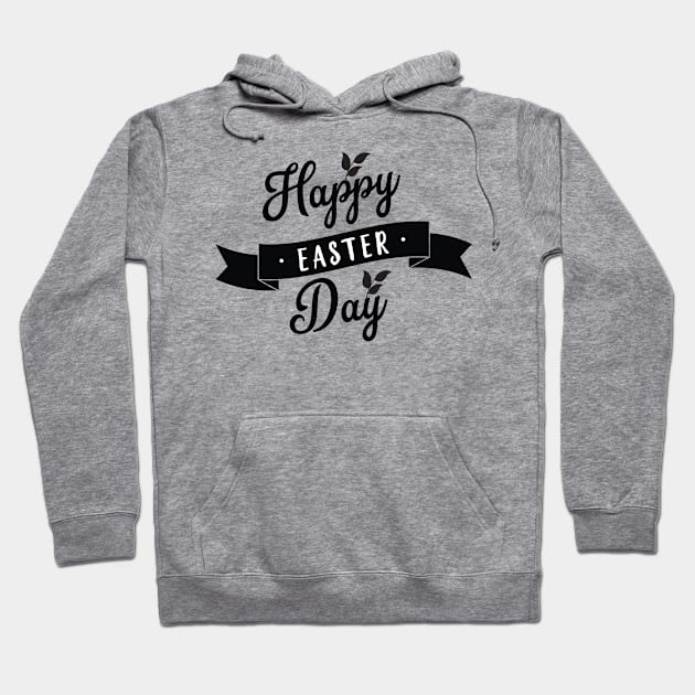 Happy Easter Day Hoodie by gdimido